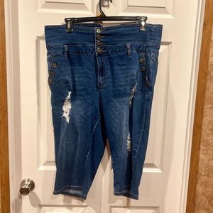 Awesome Ashley Steward High Waisted Capris